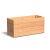 Hardhouten plantenbak Carrez 120x50x58 cm