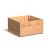 Hardhouten plantenbak Carrez 80x80x44 cm