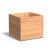 Hardhouten plantenbak Carrez 80x80x72 cm
