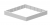 Enjoyplanter modulair plantenbak systeem rechthoek Vierkant 300x300x40 cm | Wit