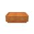 Enjoywater cortenstaal watertafel met afgeronde hoeken 120x120x40 cm