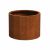 Enjoyplanters cortenstaal plantenbak 100x80 cm - hoekig