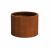 Enjoyplanters cortenstaal plantenbak 80x60 cm - hoekig