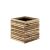 Marrone plantenbak 30x30x28 cm - naturel