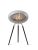 Le Feu Ground wood nickel - rvs/black bio ethanol haard