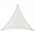 Schaduwdoek outdoor polyester driehoek 360 cm wit