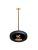 Le Feu Sky black - rose gold bio ethanol hanghaard 