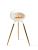 Le Feu Ground wood white - white/rose gold bio ethanol haard