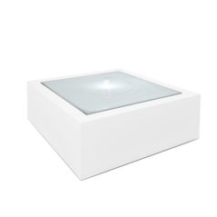 Enjoywater watertafel aluminium 100x100x40 cm - wit