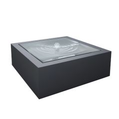 Enjoywater watertafel aluminium 120x120x40 cm - antraciet