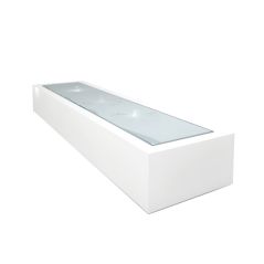 Enjoywater watertafel aluminium 300x80x40 cm - wit