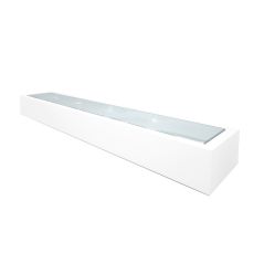 Enjoywater watertafel aluminium 400x80x40 cm - wit