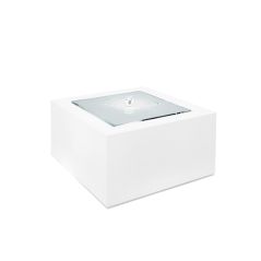 Enjoywater watertafel aluminium 80x80x40 cm - wit
