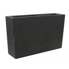 Enjoyplanter polyester plantenbak 90x25x60 velvet antraciet zwart