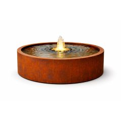 Enjoywater cortenstaal watertafel rond ø120x40 cm