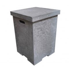 Elementi gasfles cover beton look met deksel 45x45x62 cm