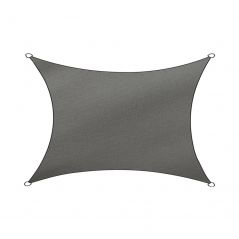 Schaduwdoek outdoor polyester rechthoek 300x400 cm antraciet