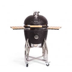 Yakiniku kamado barbecue houtskool keramisch 22'' met onderstel en zijtafels