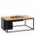 Cosiloft 120 black/teak rechthoek