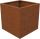 Cortenstaal plantenbak Maroon 100x100x100cm