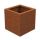 Cortenstaal plantenbak Maroon 60x60x40cm