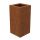 Cortenstaal plantenbak Maroon 50x50x100cm