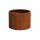 Enjoyplanters cortenstaal plantenbak 80x60 cm - hoekig