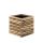 Marrone plantenbak 30x30x28 cm - naturel