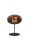 Le Feu Ground Steel Low mocca - black bio ethanol haard 