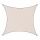Schaduwdoek outdoor polyester vierkant 500x500 cm naturel